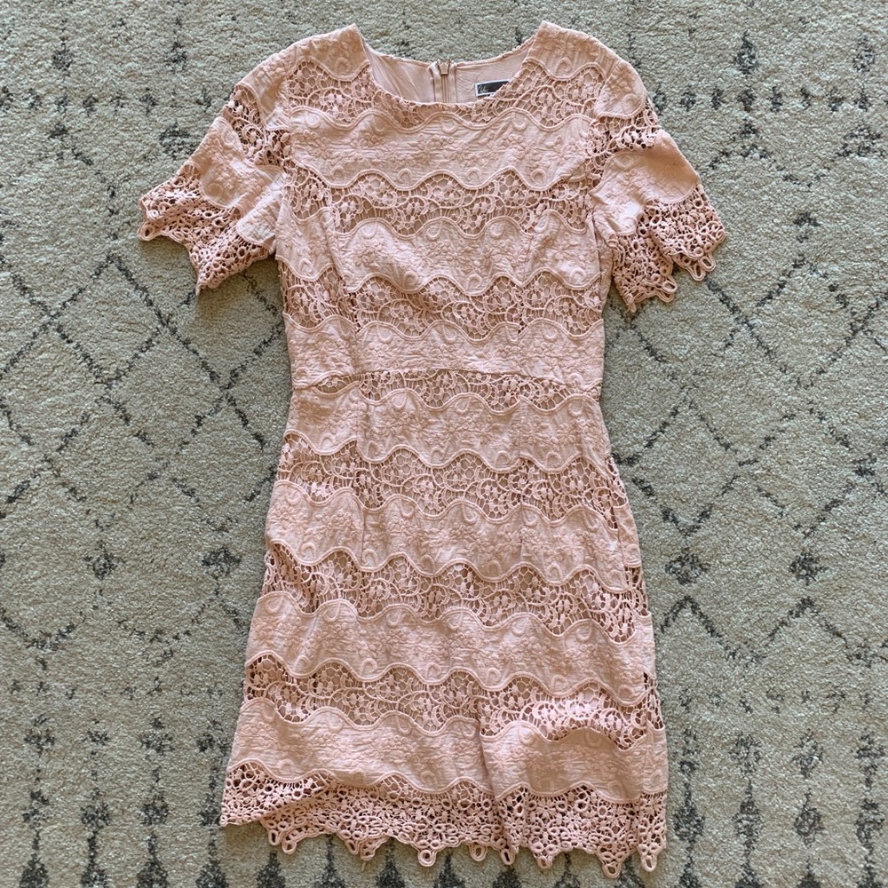 Nordstrom Rack Pink Lace Dress